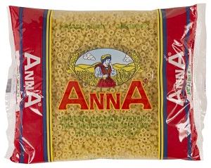 Anna Ring Pasta - Anellini (small rings) - Imported -$2.99 lb.